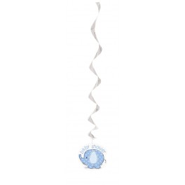 3 UMBRPHT BLUE HANG SWIRL-26"