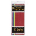 10 ASSORTED TISSUE SHEETS