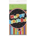 BIRTHDAY STRIPES TABLECOVER