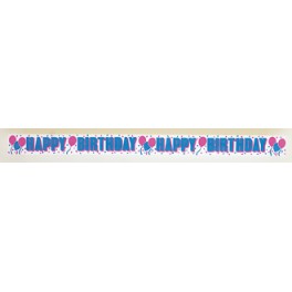 BIRTHDAY CREPE STREAMER 30 FT