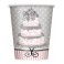 8 ELEGANT WEDDING 9OZ CUPS