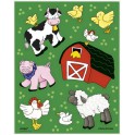 4 FARM FRIENDS STICKER SHEETS