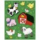4 FARM FRIENDS STICKER SHEETS