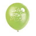 8 12" BDAY POPS BLLNS 1S
