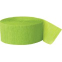 81 FT LIME GREEN CREPE STREAMR