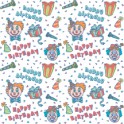 CLOWN BDAY VALUE GIFTWRP 30"X5