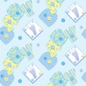 BBY BLUE STITCHNG VAL GIFTWRAP