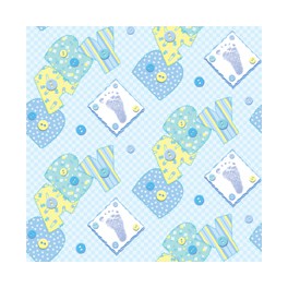 BBY BLUE STITCHNG VAL GIFTWRAP