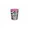 ZEBRA PASSON 16OZ  PLSTC CUP