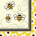 16 BUSY BEES LUNCH NAPKINS