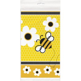 BUSY BEES PLASTIC TABLECOVER