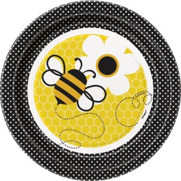 8 BUSY BEES 7" PLATES