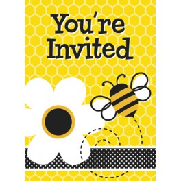 8 BUSY BEES INVITATIONS
