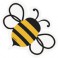 8 BUSY BEES MINI DECOR CUTOUT