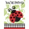 8 LIVELY LADYBUGS INVITATIONS