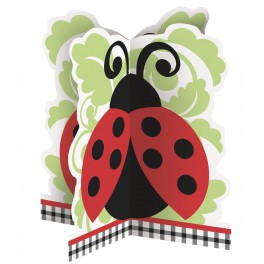 LIVELY LADYBUG 3D CENTERPC-14"