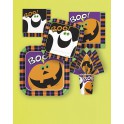 8 PUMPKIN BOO 9" SQR PLATE