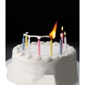 8 LARGE FAST LITE CANDLES-ASST