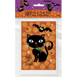 50 SPKY BOOTS TREAT BAG 4X6"
