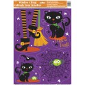 SPOOKY BOOTS WINDOW CLINGS