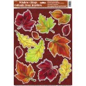 CRISP LEAVES WINDOW CLINGS