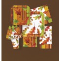 8 ACORN STRIPE 9" SQR PLATE