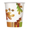 8 ACORN STRIPE 9OZ CUP
