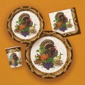8 HARVEST TURKEY 9" PLATE