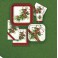 8 HOLLY SPRIG 9" SQR PLATE