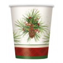 8 HOLLY SPRIG 9OZ CUP