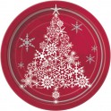 8 SPARKLE TREE 9" PLATE