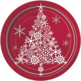 8 SPARKLE TREE 9" PLATE