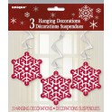 3 SPARKLE TREE HANG SWIRL-26"