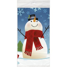 JOYFUL SNOWMAN TABLECOVER