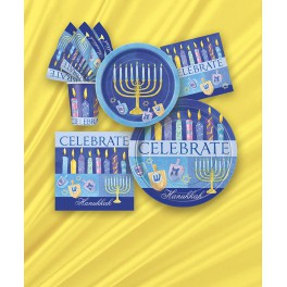 8 HANUKKAH CELEBRATE 9" PLATE