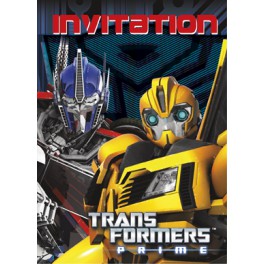 8 TRANSFORMERS INVITATIONS
