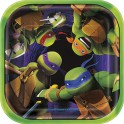 8 TMNT 7" SQR PLATES