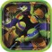 8 TMNT 7" SQR PLATES