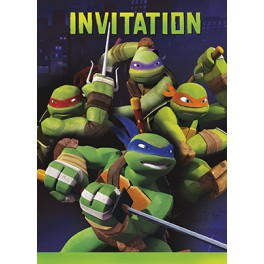 8 TMNT INVITATIONS