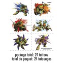 4 TMNT TATTOO SHEETS