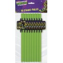16 TMNT STRAWS