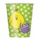 8 BRIGHT EASTER 9OZ CUPS