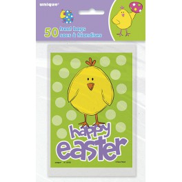 50 BRIGHT EASTR PLST TREATBAG