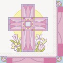 16 SACRED CROSS PINK LUNCH NAP