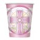 8 SACRED CROSS PINK 9OZ CUPS