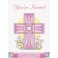 8 SACRED CROSS PINK INVITES