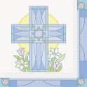 16 SACRED CROSS BLUE LUNCH NAP