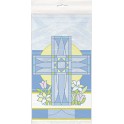 SACRED CROSS BLUE TABLECOVER