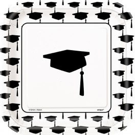 10 SIMPLY GRAD 7" SQR PLATES