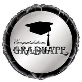 18" PKG SIMPLY GRAD FOIL BLLN